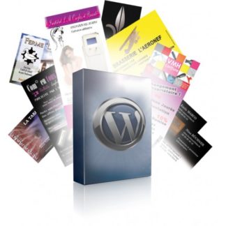 Pack site web + cartes de visite + Flyers