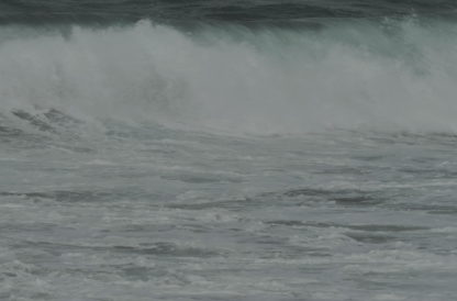 Vagues en pleine tempête