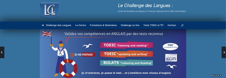 Refonte du site vitrine du centre de formation en langues LCL