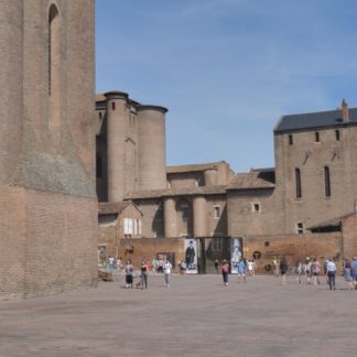 Panoramique vertical droite-gauche cathédrale d'Albi