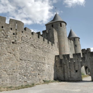 Panoramique 1 des remparts de Carcassonne