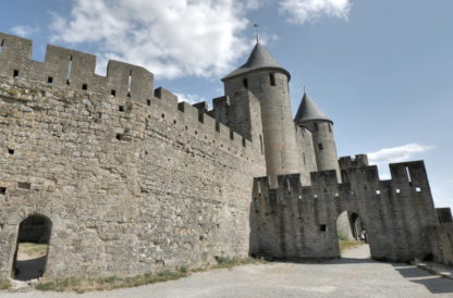 Panoramique 1 des remparts de Carcassonne