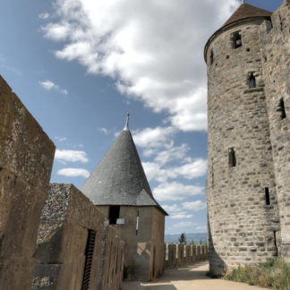 Panoramique 2 des remparts de Carcassonne