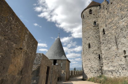 Panoramique 2 des remparts de Carcassonne