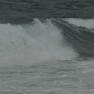 Écume de vagues en gros plan