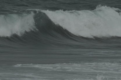Rouleau en pleine tempête