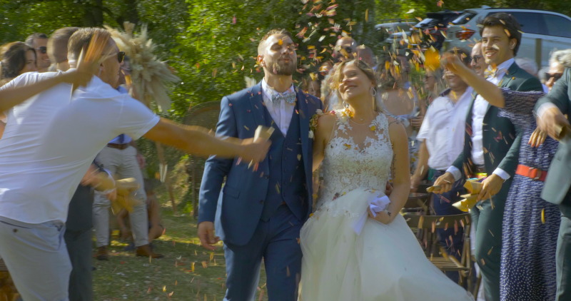 Réalisation d'un film vidéo de mariage dans le Tarn