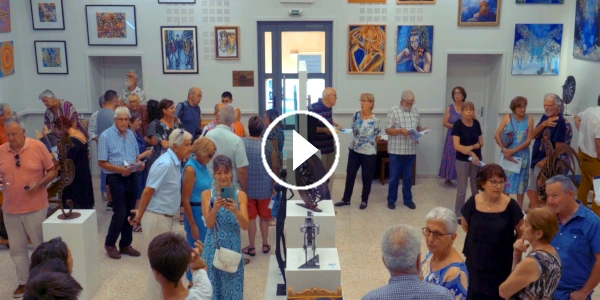 Vidéo de l'inauguration de l'exposition "L'Art s'affiche à Dourgne"